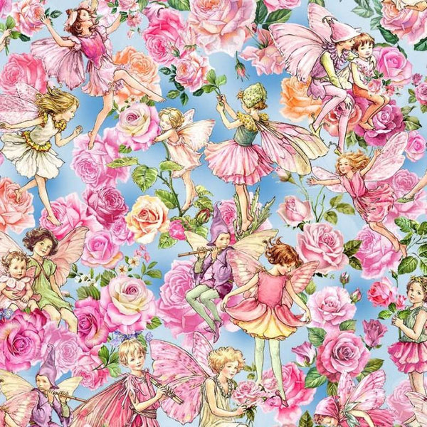 Flower Fairies Spring Songs-Garden Songs Allover DDC12249-SLAT-D
