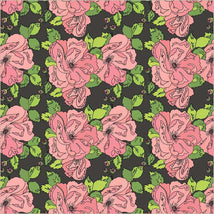 Flowers On Main-Petal & Pollen Charcoal 54892-3