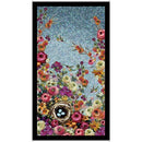 Fluttering Petals - 24" Hummingbird Floral Panel 2600-31549-X