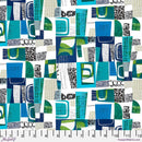 Flying South-Collage Sea Blue PWCY006.SEABLUE