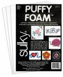 Foam Puffy White 3mm 6in x 9in 45101S