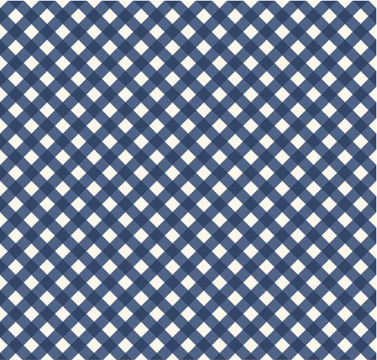 Freedom Garden-Gingham Blue C15624-BLUE