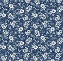 Freedom Garden-Medium Floral Blue C15621-BLUE