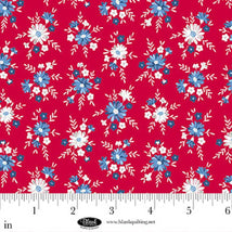 Front Porch Charm-Flowers Red 4699-88