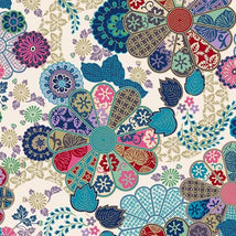 Kamakura Sisters - Garden Grace Metallic-Cream CM12661-CREME-D