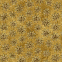 Gears & Garland-Snowflakes Gold 4824-30