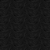 Geo Swirls-Black HUE-C3788-BLACK