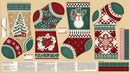 Gifts of Gratitude-24" Panel Stockings Tan 2538P-41