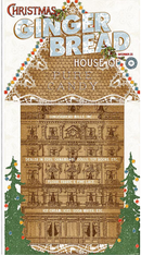 Gingerbread-24" Panel Gingerbread House P17840-PANEL
