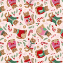Ginger Cat Christmas-Gingerbread Cats-Pink BH-CD4200