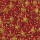 Snow Crystals-Red/Gold 4593-002