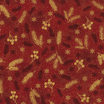 Snow Crystals-Red/Gold 4593-004