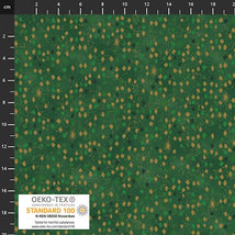 Snow Crystals-Green/Gold 4593-803