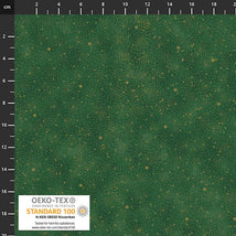 Snow Crystals-Green/Gold 4593-804