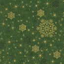 Snow Crystals-Light Green/Gold 4593-810