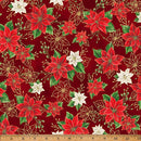 Blooming Holidays-Scarlet/Gold X7788-78G