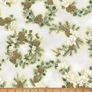 Ornament Grove-Lt Gray/Gold Y7803-674G