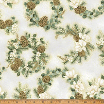 Ornament Grove-Lt Gray/Gold Y7803-674G