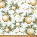 Ornament Grove-Lt Gray/Gold Y7804-674G