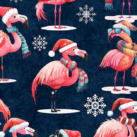 Gotta Have It -  Flamingos DK TEAL 31190-Q