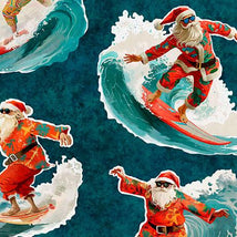 Gotta Have It - Surfing Santas TEAL 31191-QB