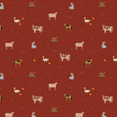 Gracie-Farm Animals Crimson RP1702-CR1