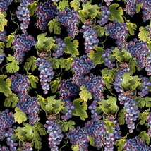 Grapes Vines-Black DONA-CD3013-BLACK