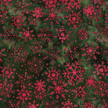 Poinsettias & Pinecones-Holiday Follies Snowflakes Green/Grass 122502690