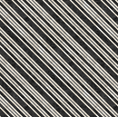 Poinsettia Radiance-Diagonal Stripe Black/Gray W110-011-707
