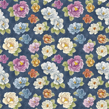 Growing in Color-Medium Floral Denim W175-005-545