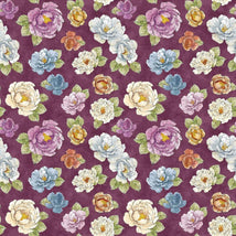 Growing in Color-Medium Floral Plum W175-005-445