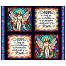 Guardian Angel-Angel & Prayer36" Picture Patches Panel Multi 2600-31681-X
