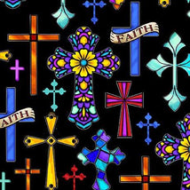 Guardian Angel-Crosses Black 2600-31682-J