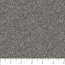 Haberdashery Flannel-Chevron Black F28554-97