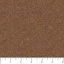 Haberdashery Flannel-Chevron Rust F28554-37