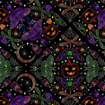 Boo Town-Halloween Damask Multi DCX12718-MULT-D
