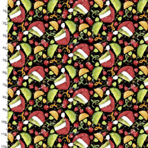 Happy Alcoholidays-Santa's Fruit Fiesta Black 3HAPPYALCODA-24570-BLK