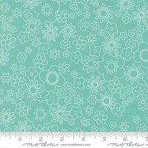 Happy Daze - Petal Power Florals - Aqua 33841-28