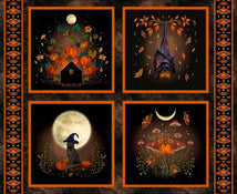 Harvest Haunt-36" Panel Black 4815B-99