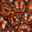 Harvest Hollow-Butterflies Burnt Umber 2600-31986-A