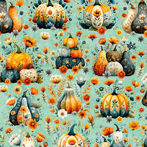 Harvest Hollow-Pumpkin Patch Dusty Aqua 2600-31989-Q