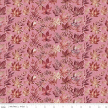 Harvest on the Prairie-Leaves Pink C18281-PINK