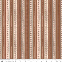 Harvest on the Prairie-Stripe Brown C18286-BROWN