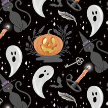 Hauntingly Yours-Halloween Icons Black W125-003-772