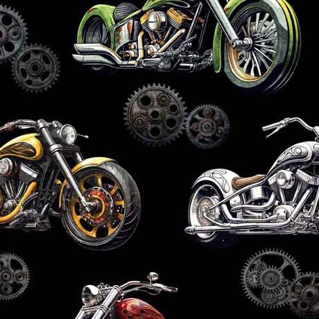 Heavy Metal-Motorcycles Black 2600-30706-J