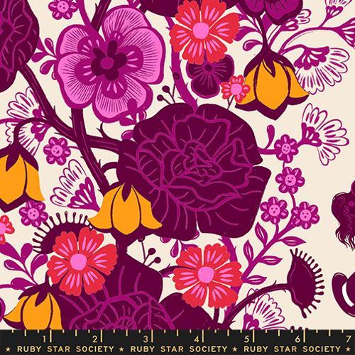Hello Alice - Rabbit Hole Damask Floral Shell RS2121-11