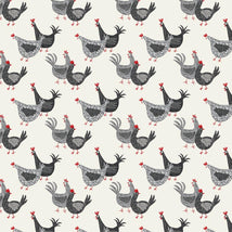 Hen House Collection-Roosters& Hens Off White 55250101-01
