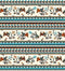 Heritage-Pottery Stripe Turquoise 47002-TURQUOISE