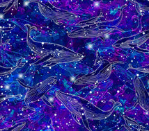 Hidden Treasures-Whale Outlines Blue OA-598601