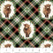 Highland Heart - Wreaths Black Multi DP28047-99